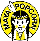 maya popcorn logo